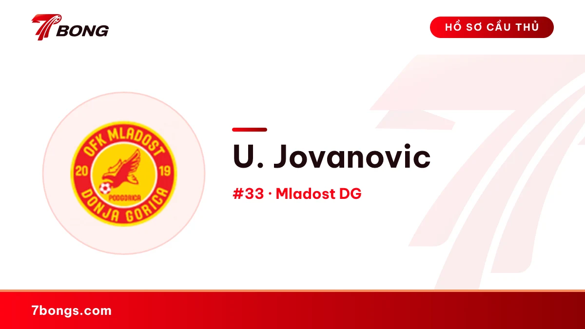 U. Jovanovic — Mladost DG