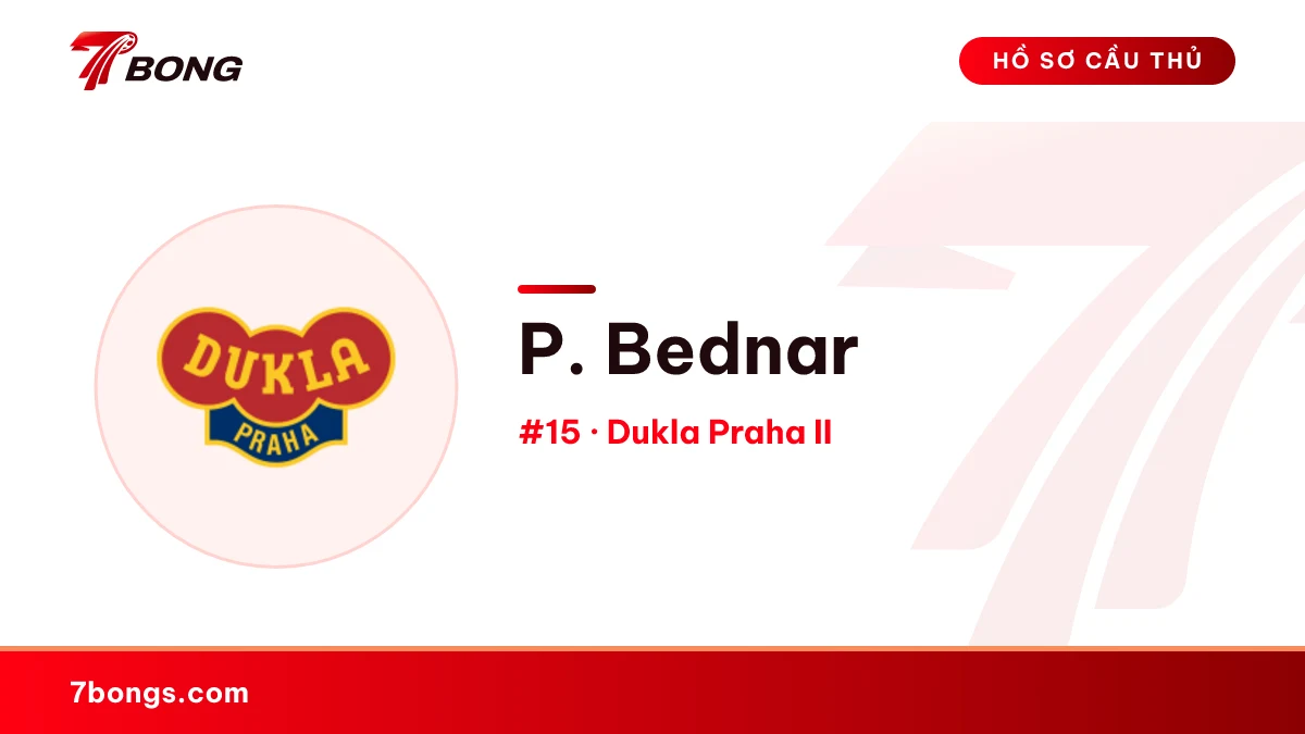 P. Bednar — Dukla Praha II