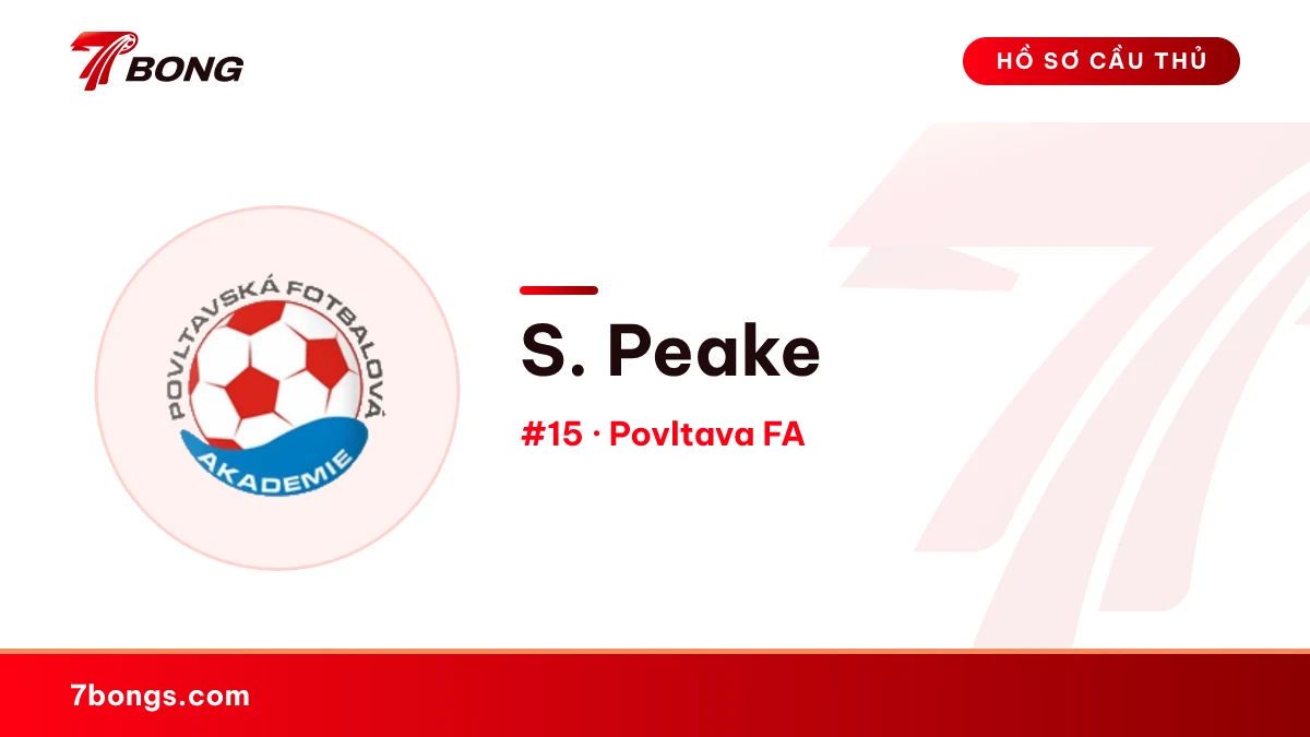 S. Peake — Povltava FA