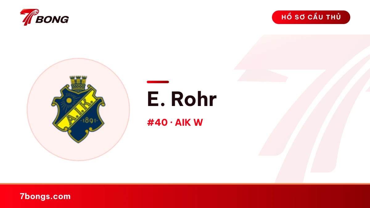 E. Rohr — AIK W