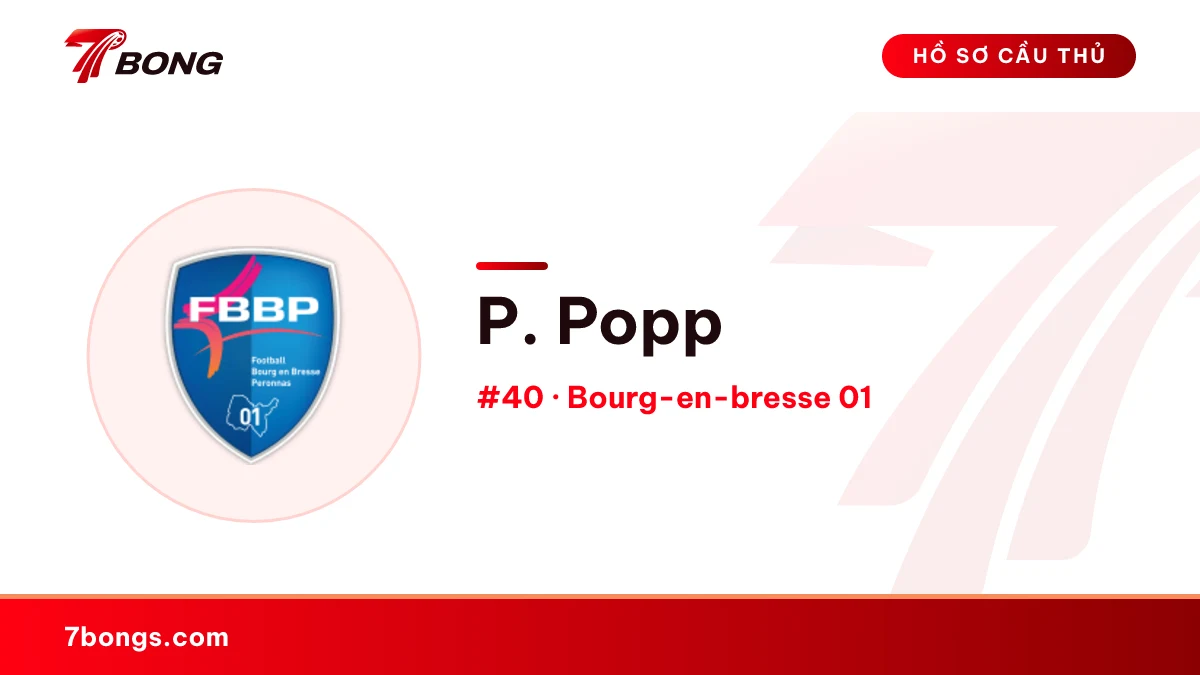 P. Popp — Bourg-en-bresse 01
