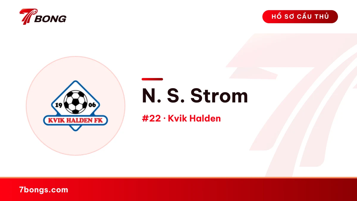 N. S. Strom — Kvik Halden