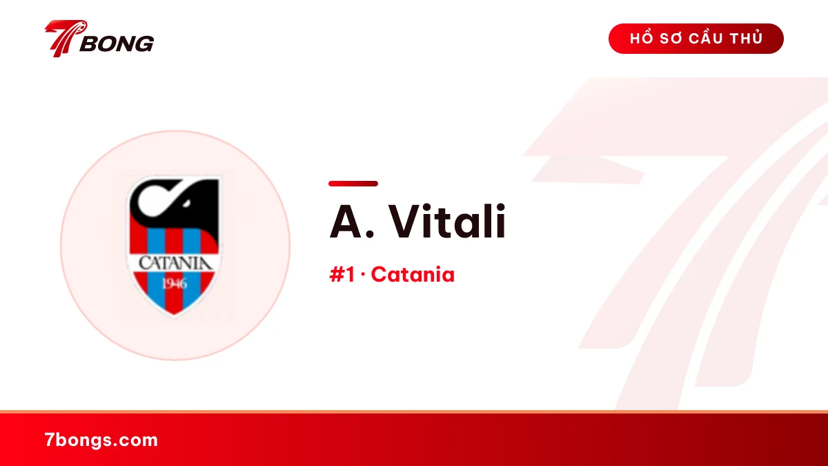 A. Vitali — Catania