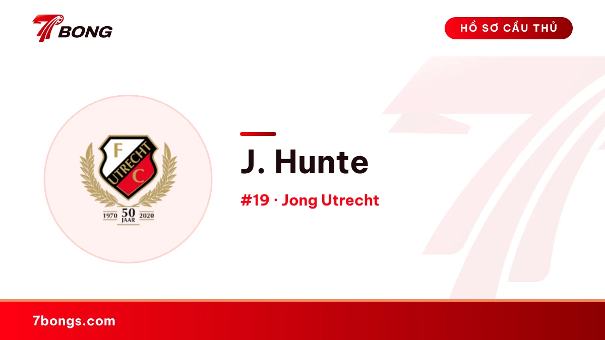 J. Hunte — Jong Utrecht