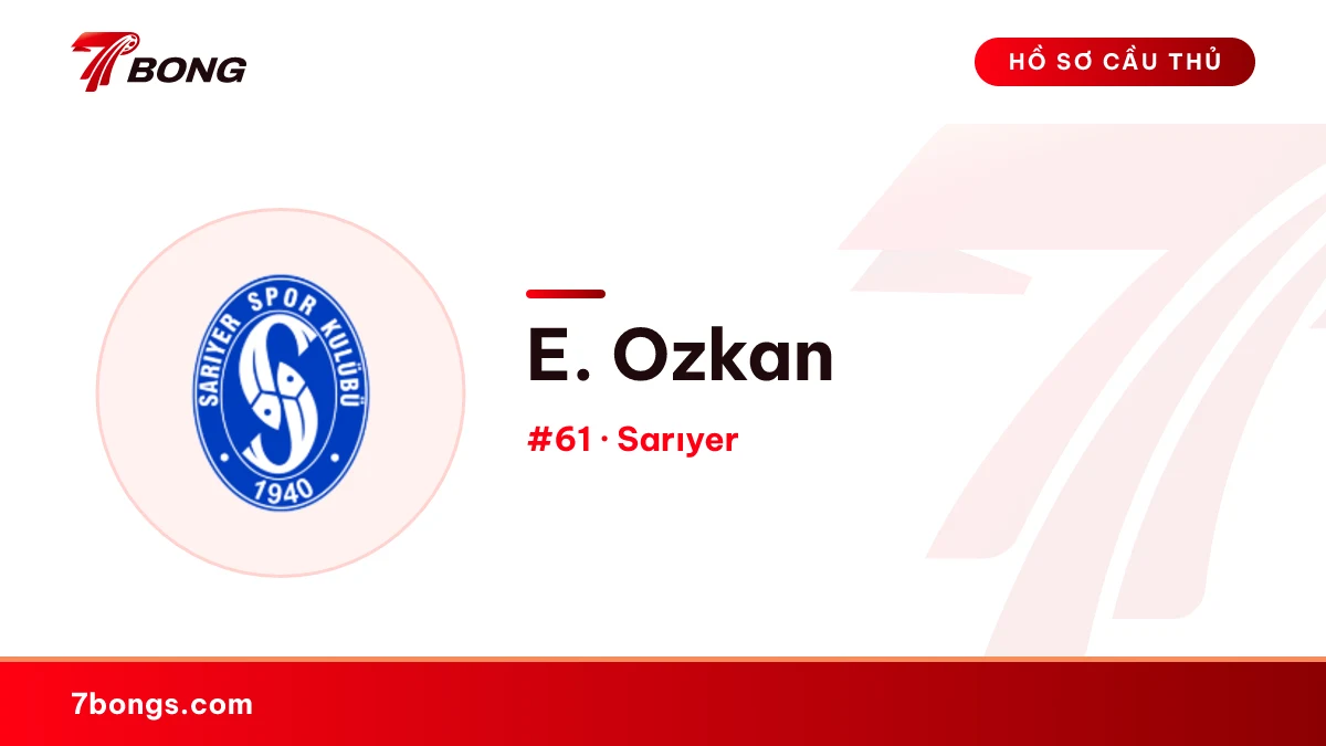 E. Ozkan — Sarıyer