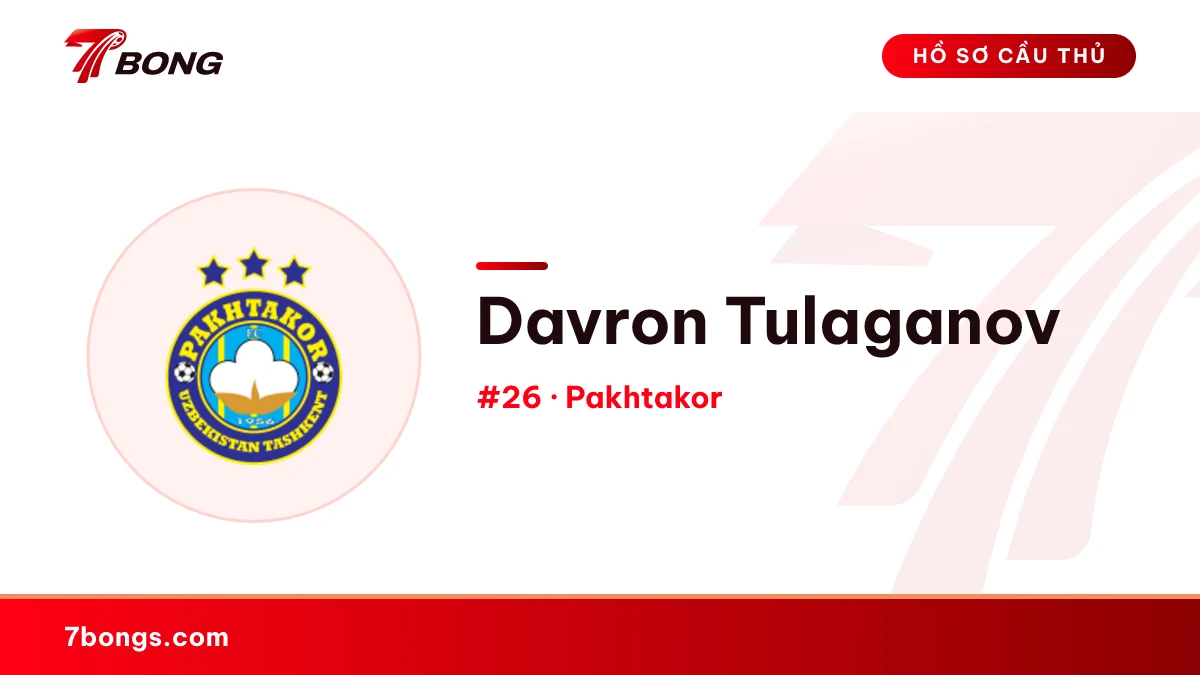 Davron Tulaganov — Pakhtakor