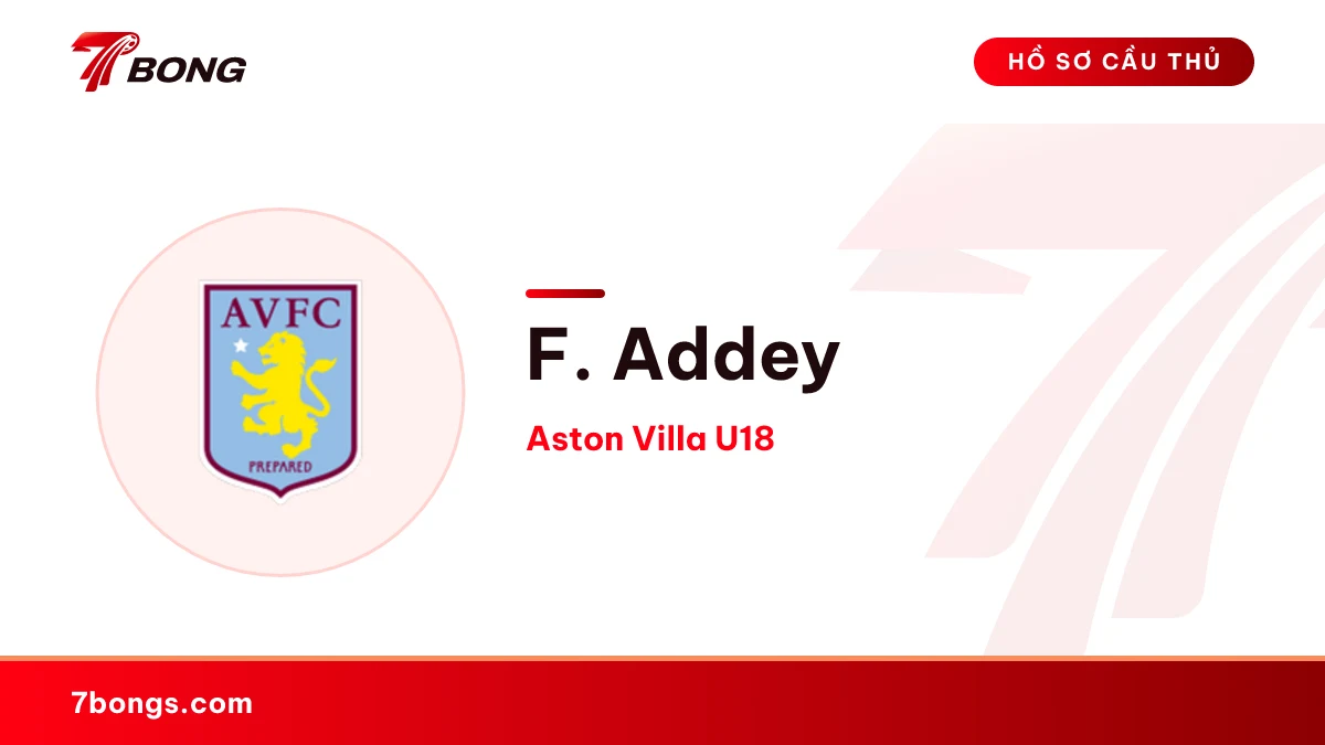 F. Addey — Aston Villa U18
