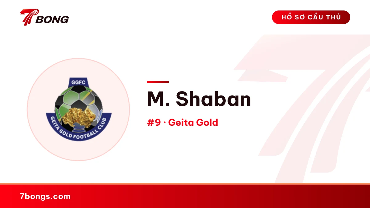 M. Shaban — Geita Gold