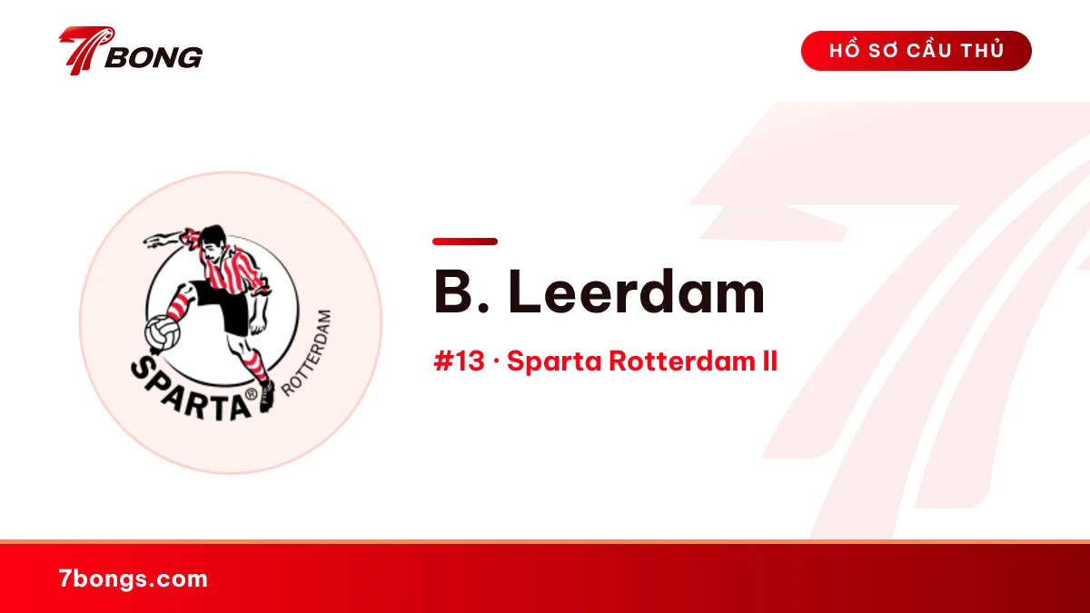 B. Leerdam — Sparta Rotterdam II