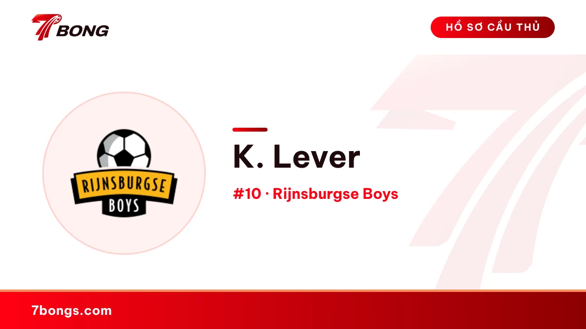 K. Lever — Rijnsburgse Boys