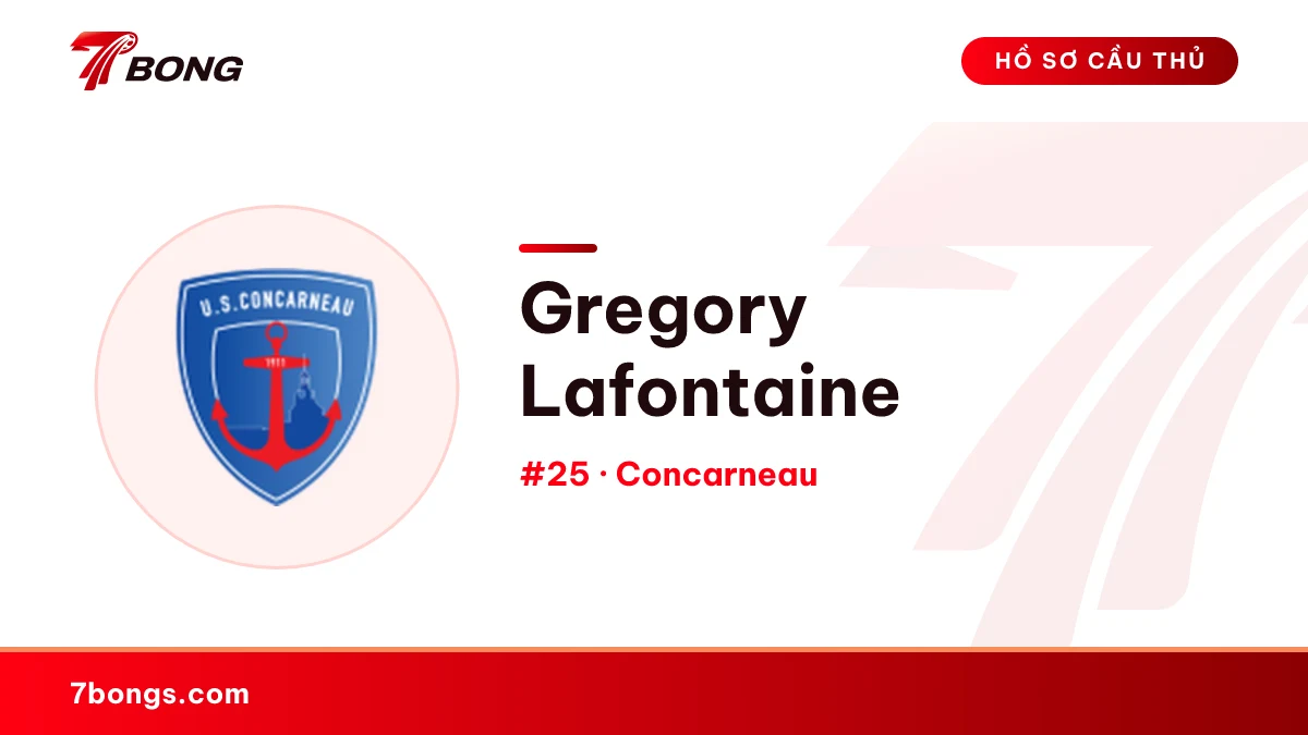 Gregory Lafontaine — Concarneau