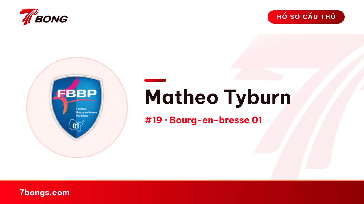 Matheo Tyburn — Bourg-en-bresse 01