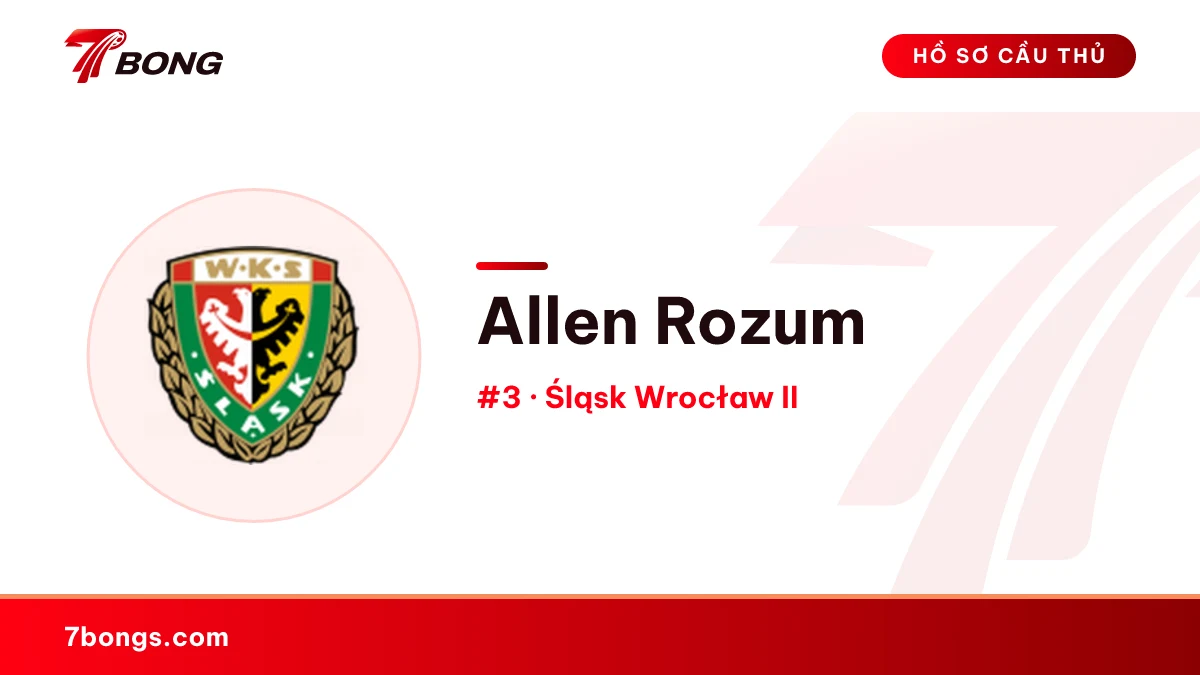 Allen Rozum — Śląsk Wrocław II