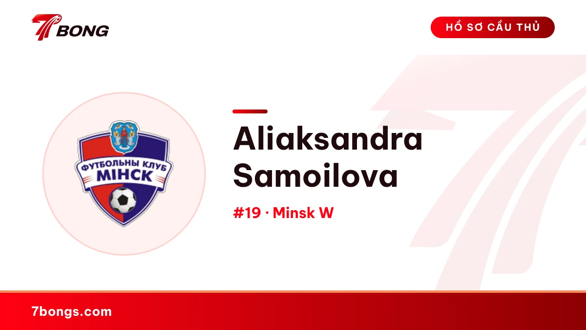 Aliaksandra Samoilova — Minsk W
