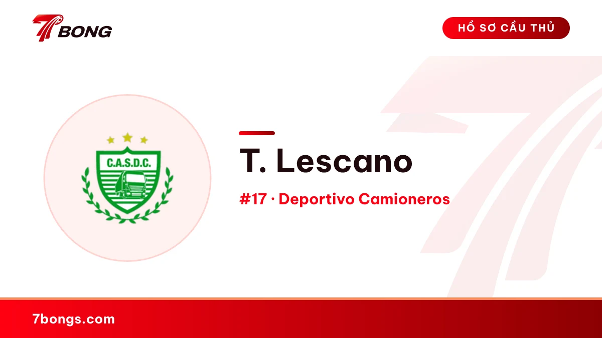 T. Lescano — Deportivo Camioneros