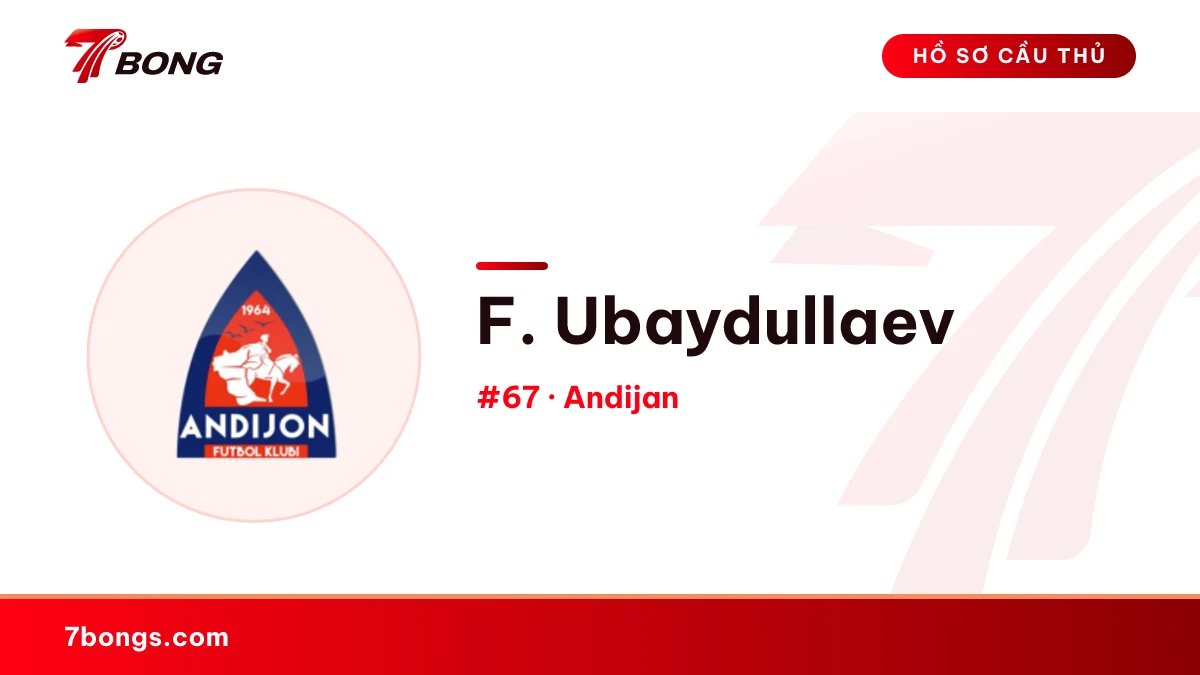F. Ubaydullaev — Andijan