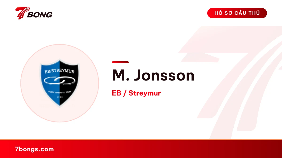 M. Jonsson — EB / Streymur