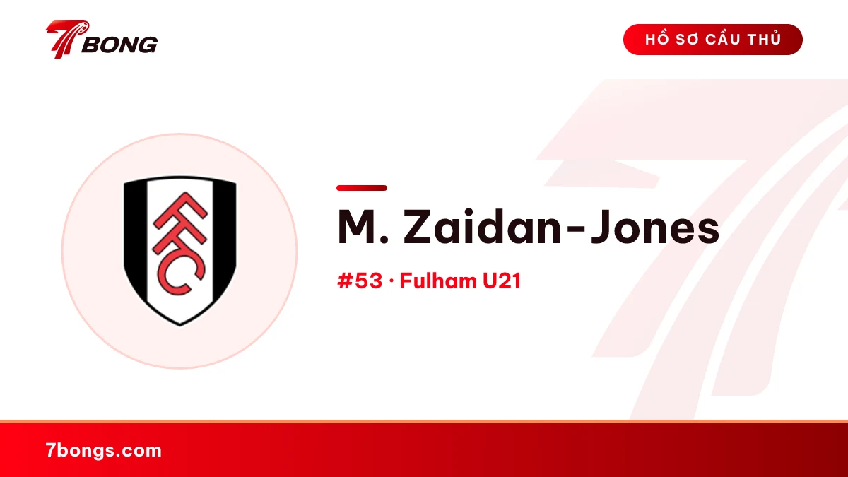 M. Zaidan-Jones — Fulham U21