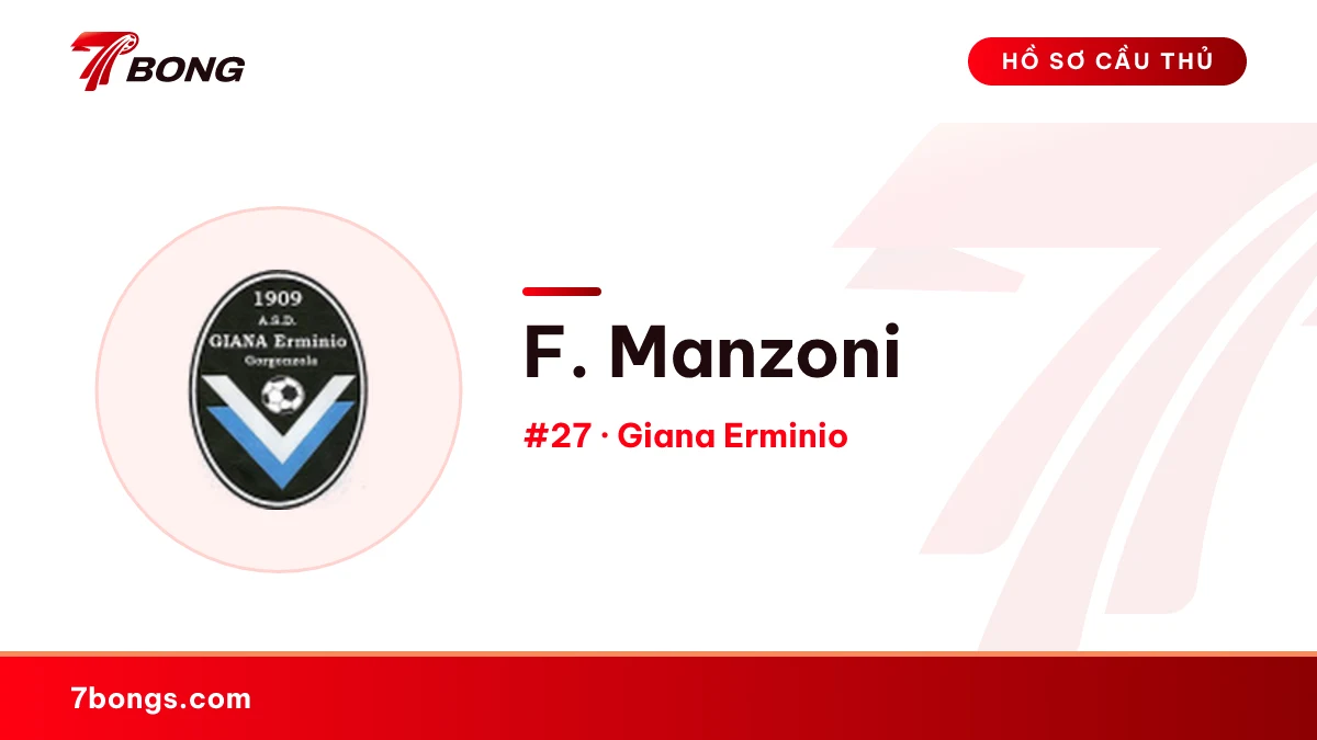 F. Manzoni — Giana Erminio