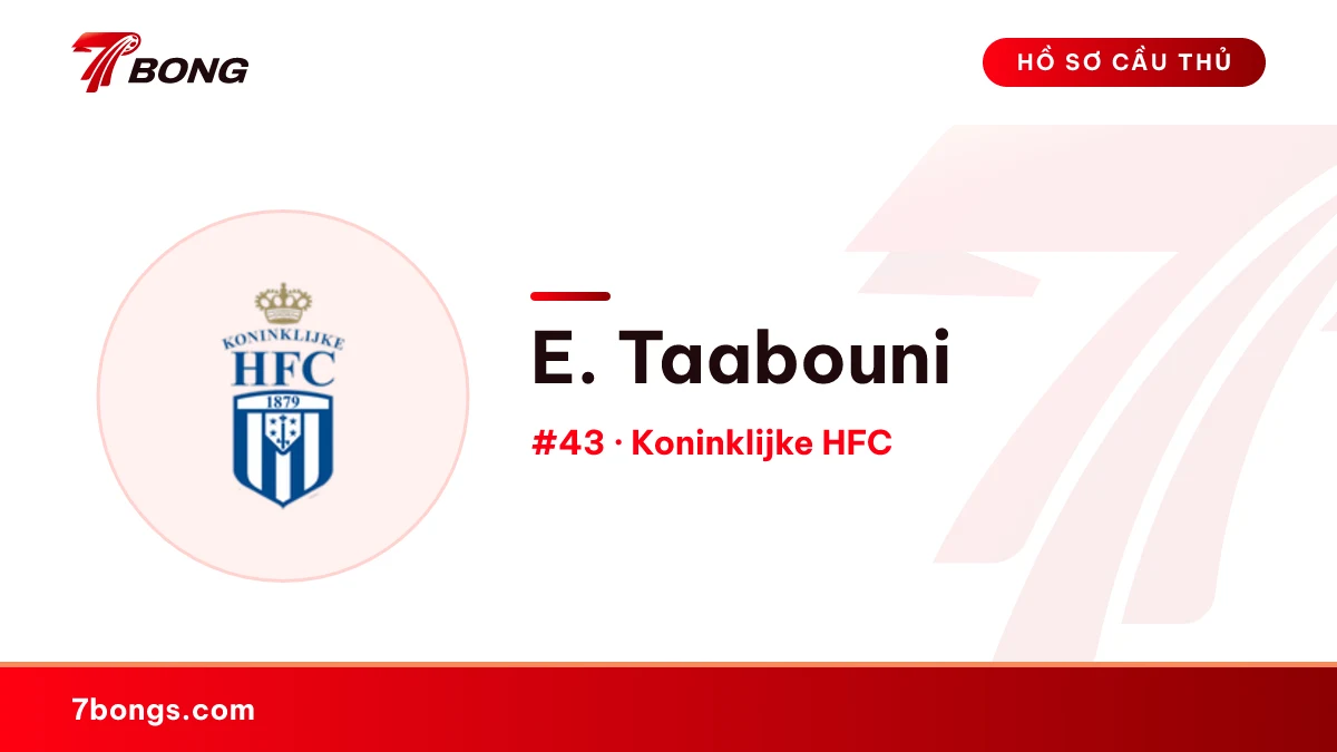E. Taabouni — Koninklijke HFC