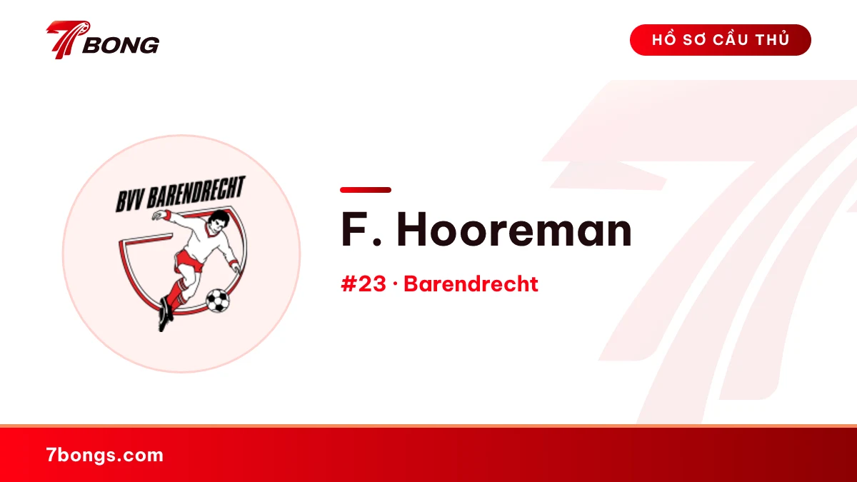 F. Hooreman — Barendrecht