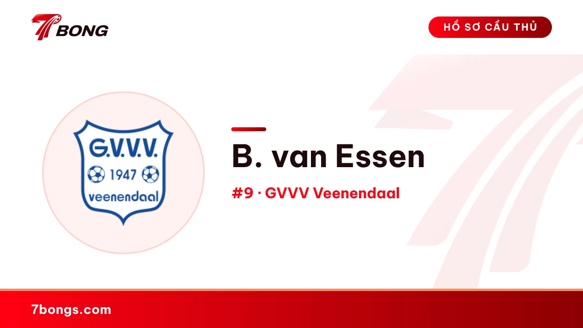 B. van Essen — GVVV Veenendaal