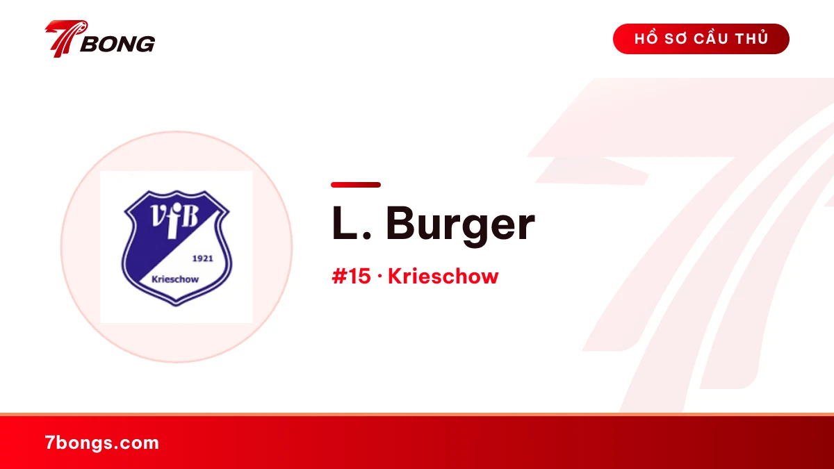 L. Burger — Krieschow