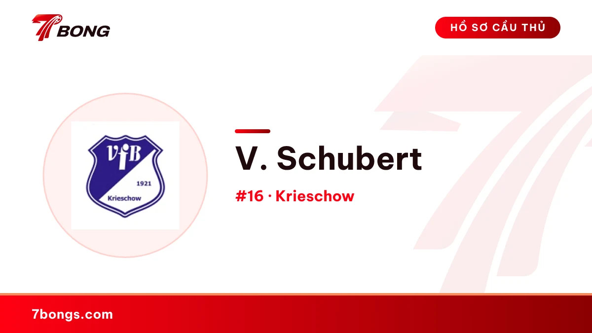V. Schubert — Krieschow