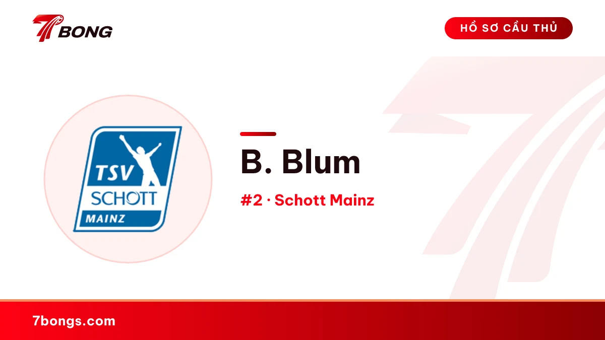 B. Blum — Schott Mainz
