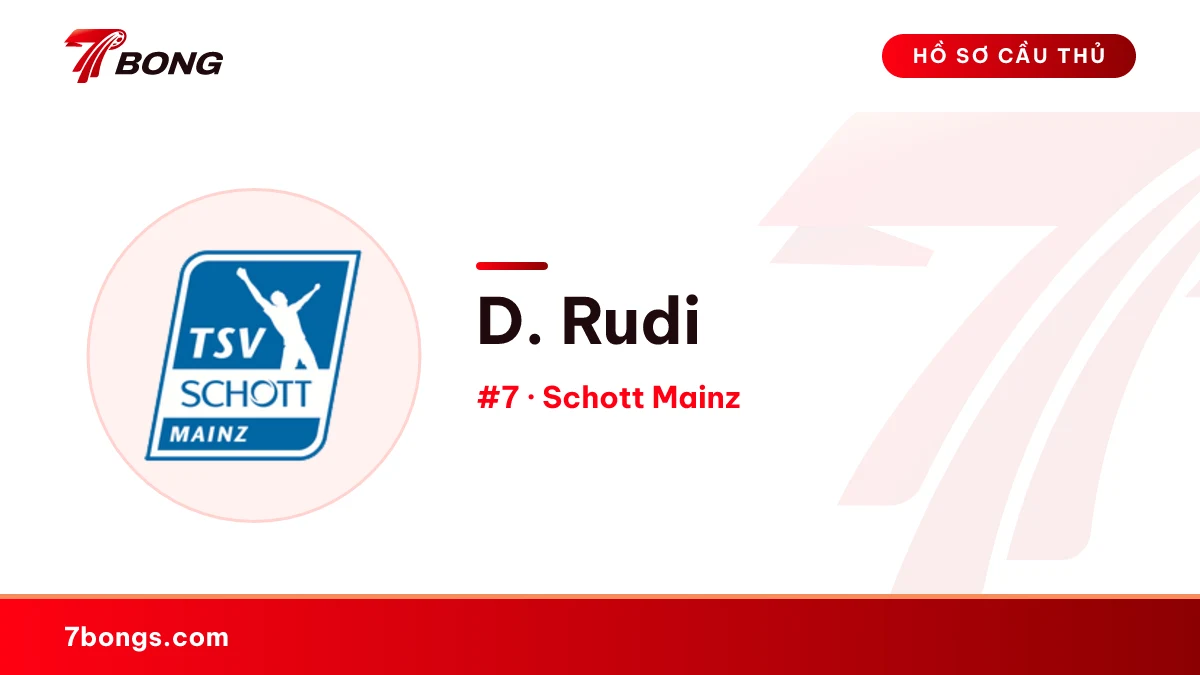 D. Rudi — Schott Mainz