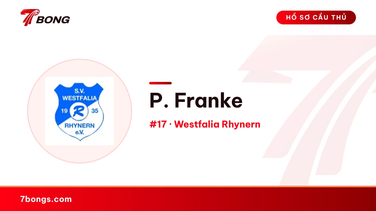 P. Franke — Westfalia Rhynern