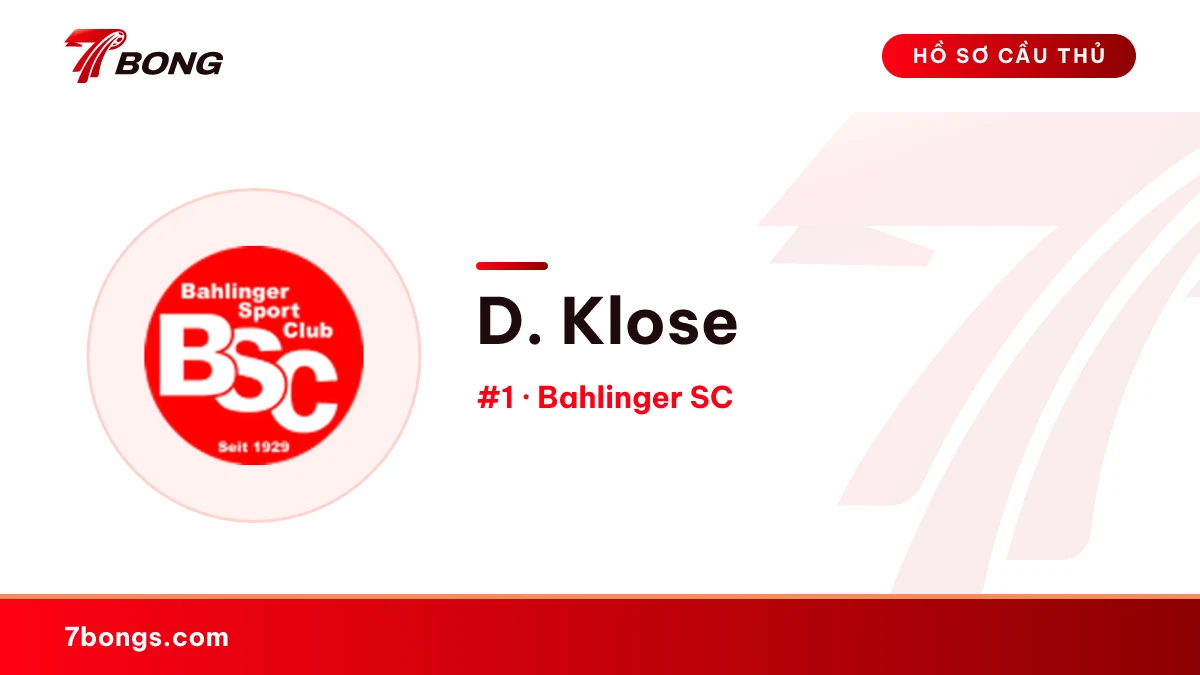 D. Klose — Bahlinger SC