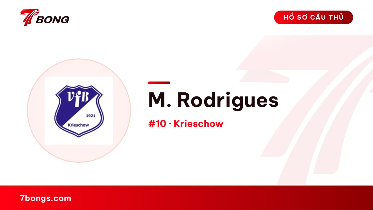M. Rodrigues — Krieschow