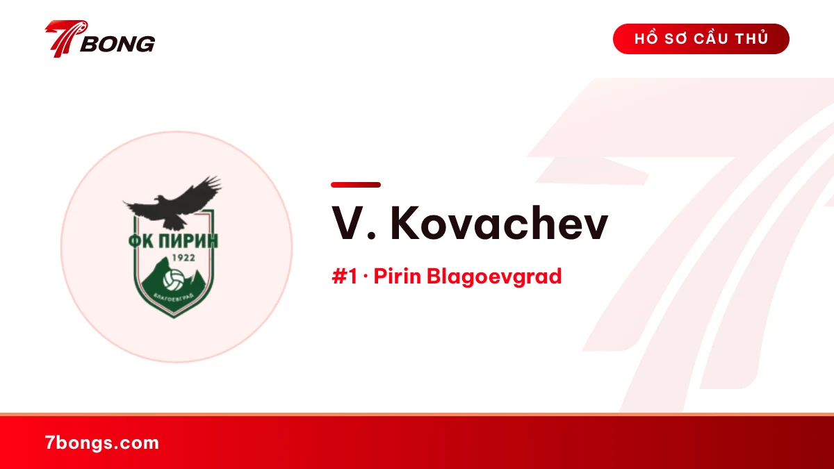 V. Kovachev — Pirin Blagoevgrad