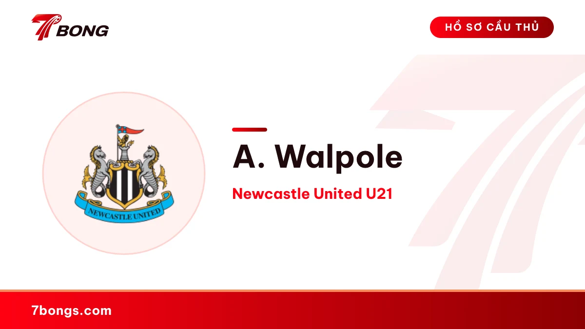A. Walpole — Newcastle United U21