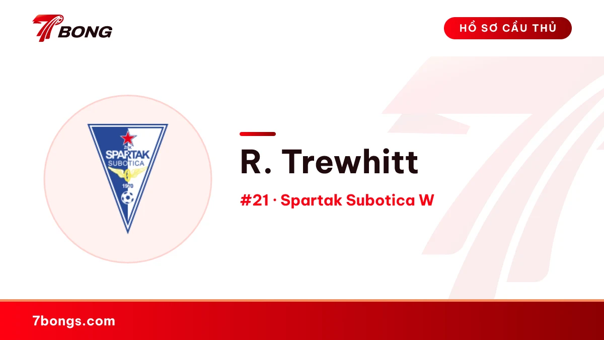R. Trewhitt — Spartak Subotica W