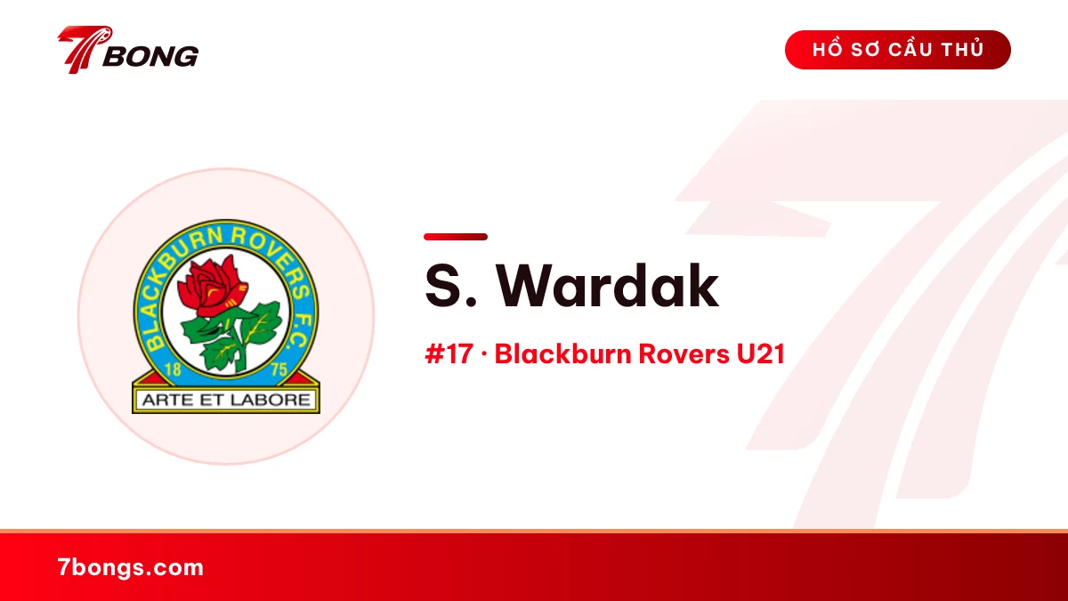 S. Wardak — Blackburn Rovers U21