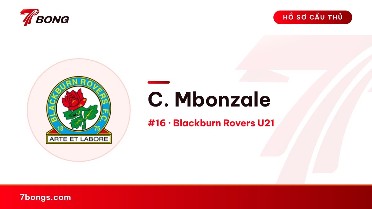 C. Mbonzale — Blackburn Rovers U21