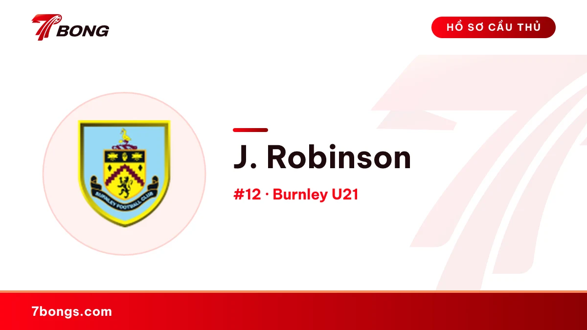 J. Robinson — Burnley U21