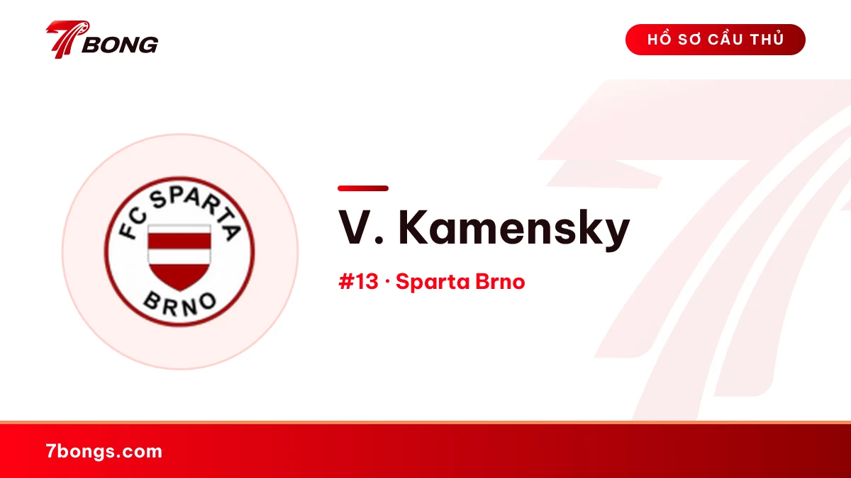 V. Kamensky — Sparta Brno