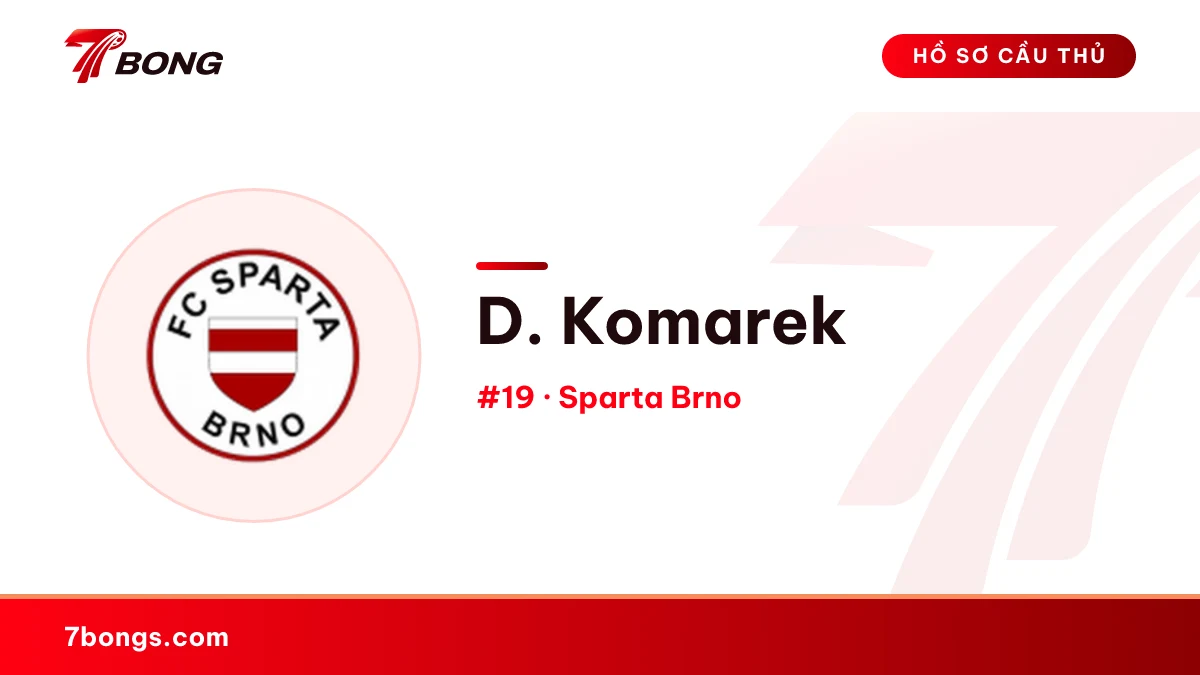 D. Komarek — Sparta Brno