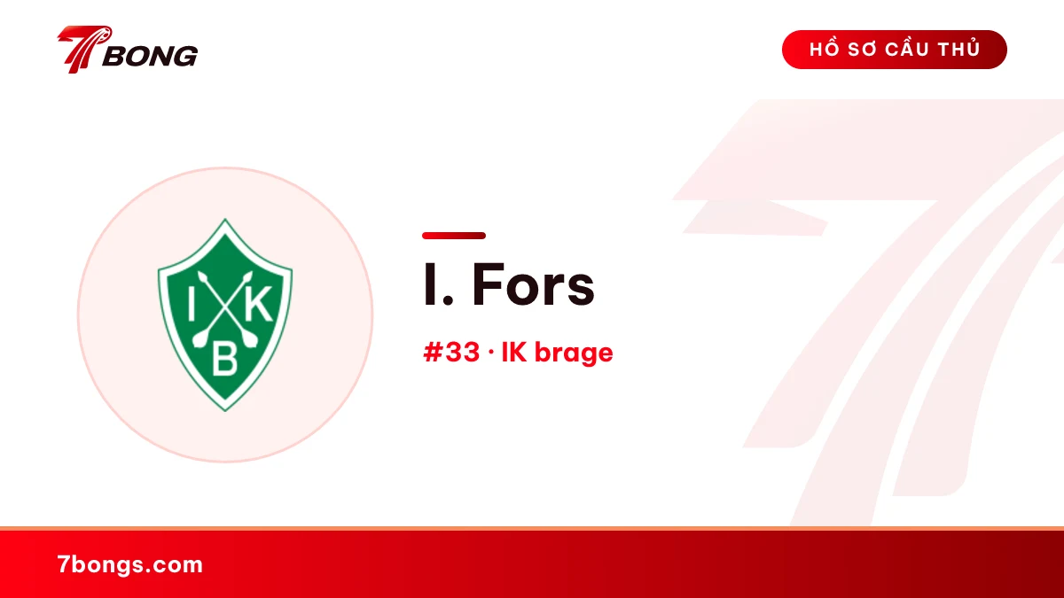 I. Fors — IK brage