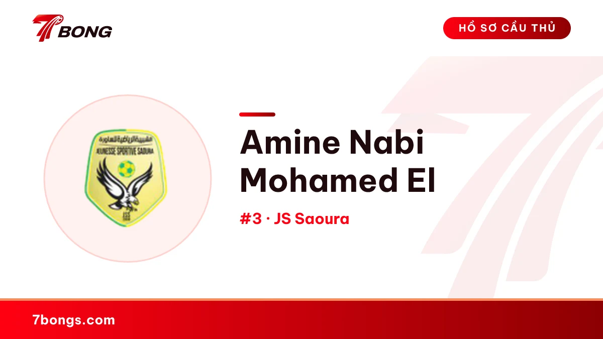 Amine Nabi Mohamed El — JS Saoura