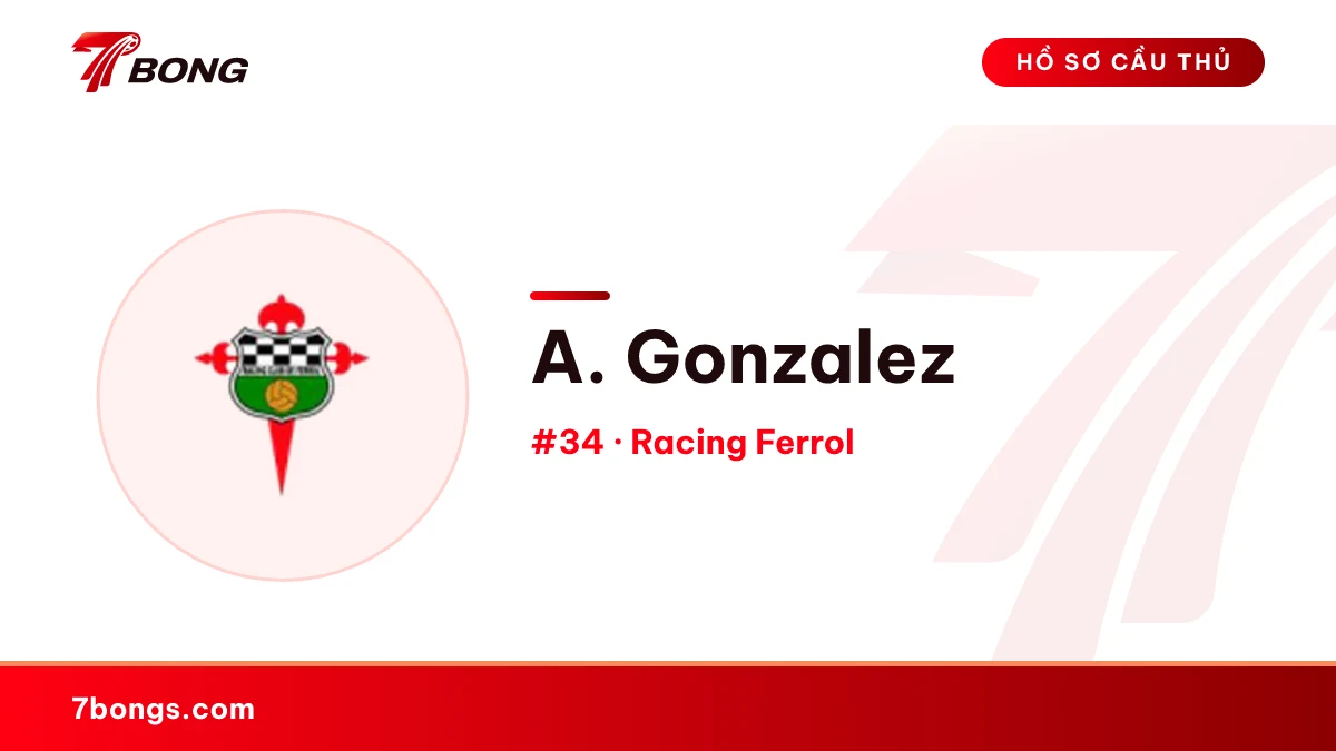 A. Gonzalez — Racing Ferrol