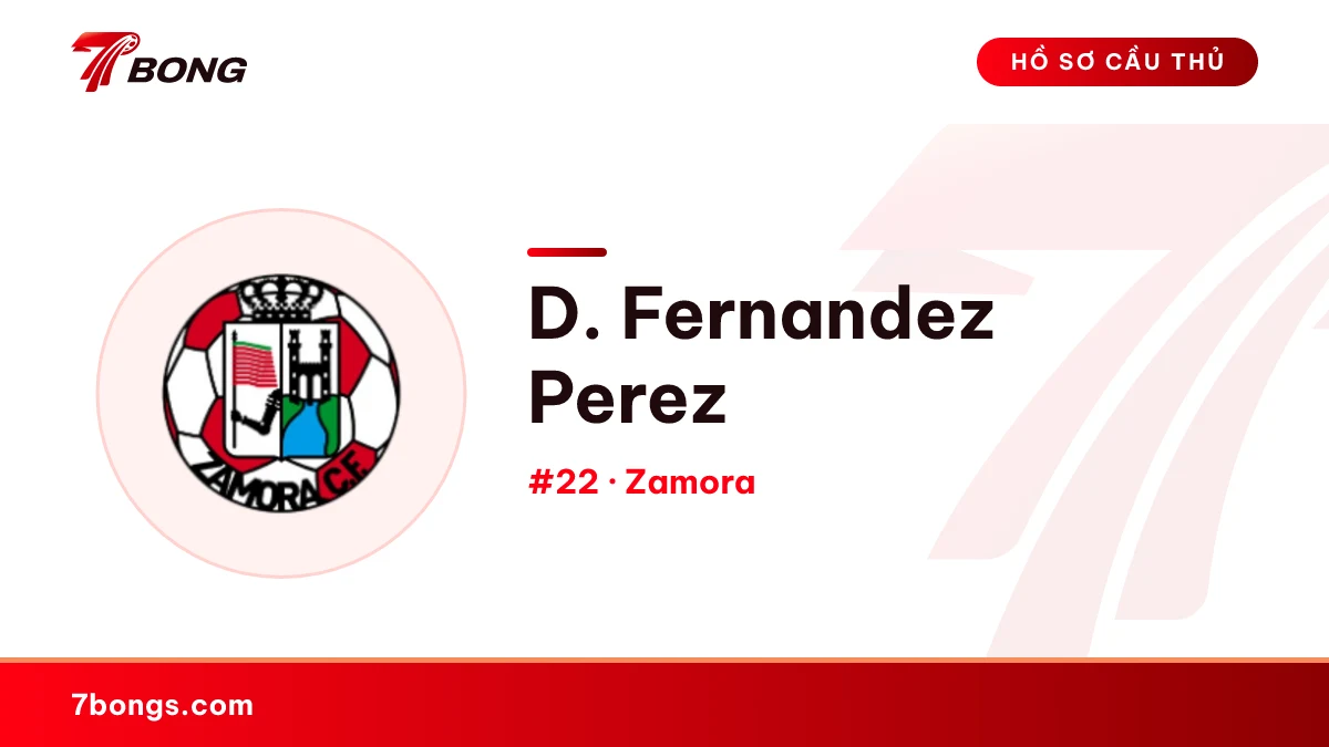 D. Fernandez Perez — Zamora