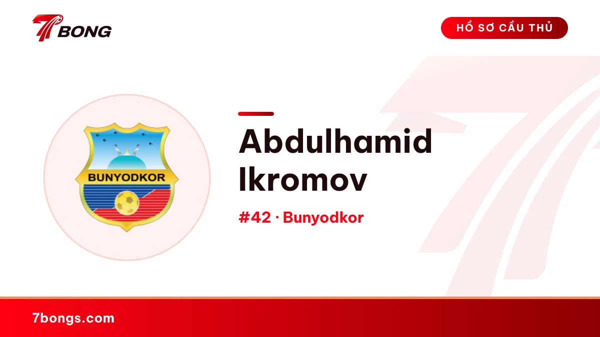 Abdulhamid Ikromov — Bunyodkor