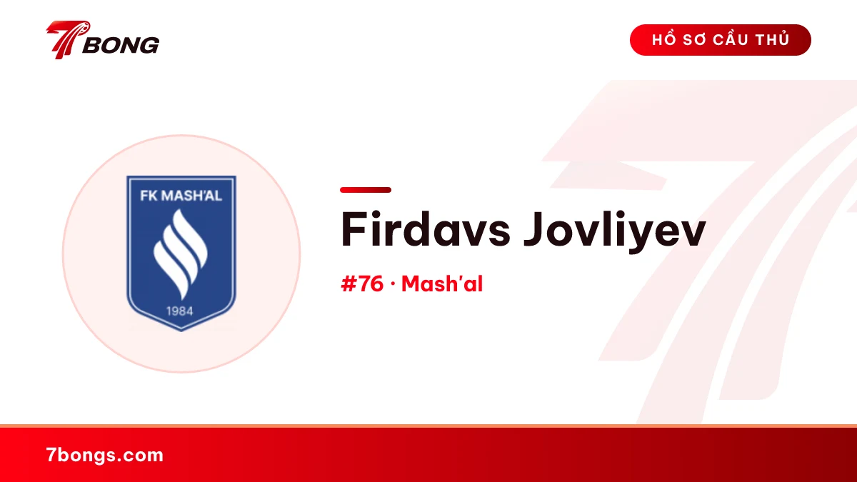 Firdavs Jovliyev — Mash'al
