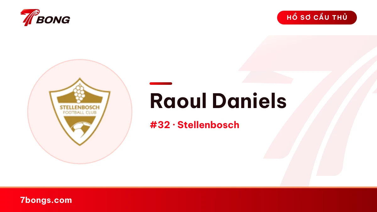 Raoul Daniels — Stellenbosch
