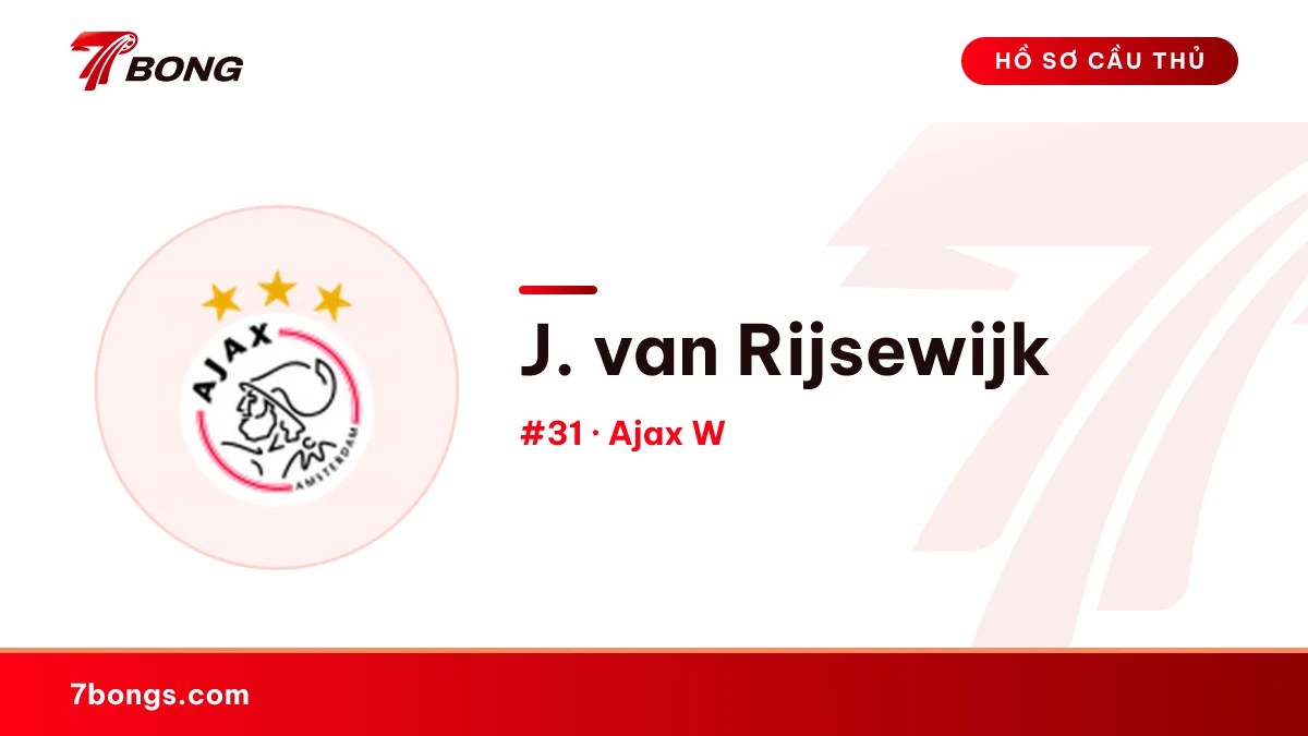 J. van Rijsewijk — Ajax W