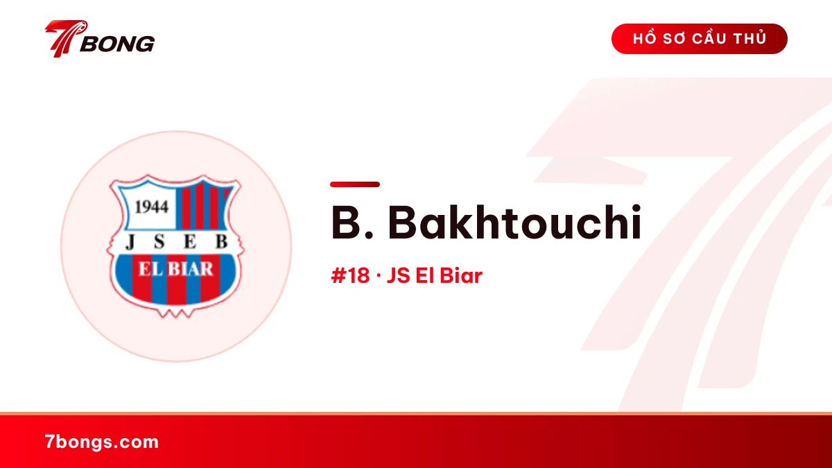 B. Bakhtouchi — JS El Biar